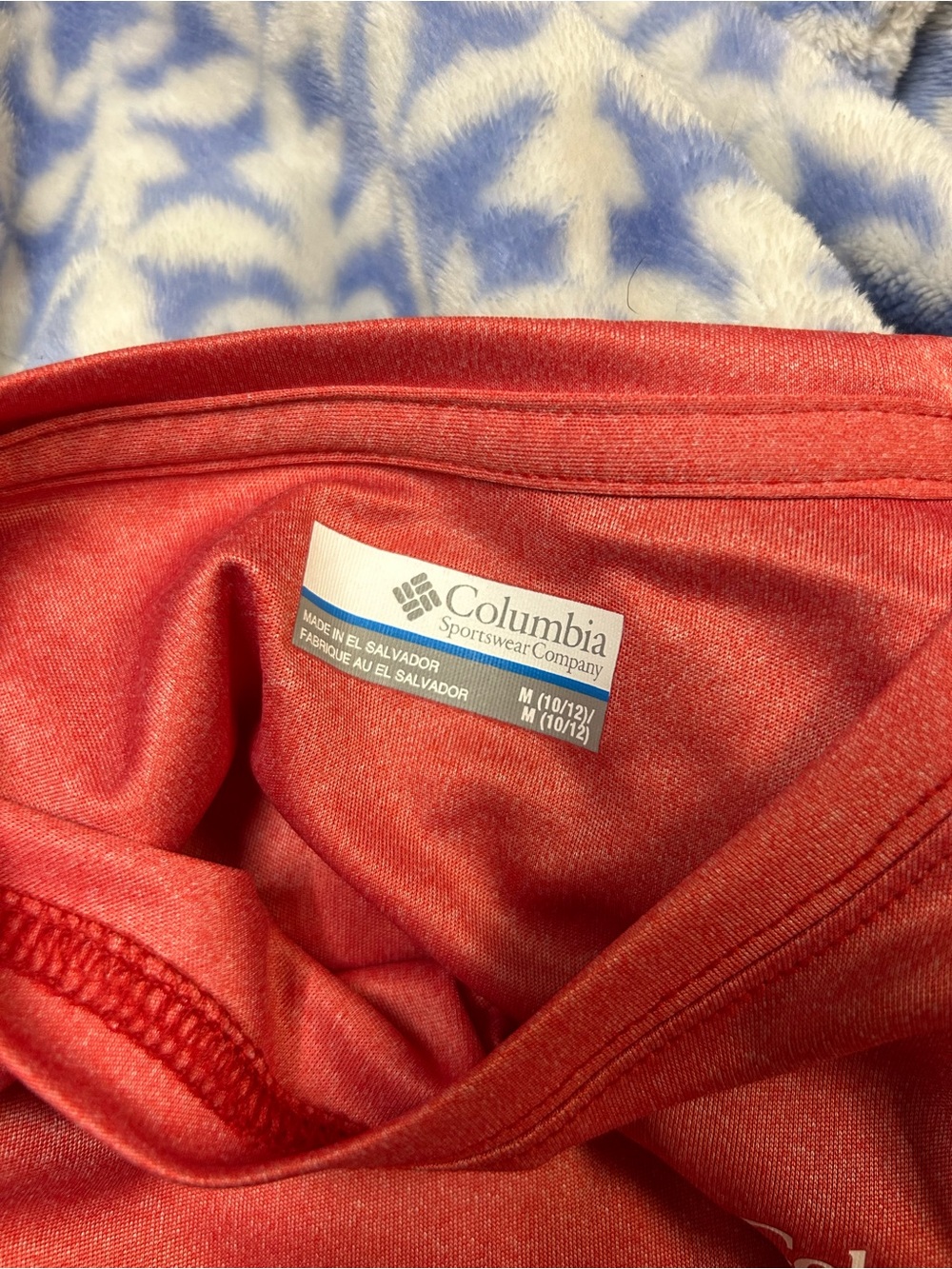 Columbia Red Long-Sleeve Shirt with White Logo - Picture 2 of 4